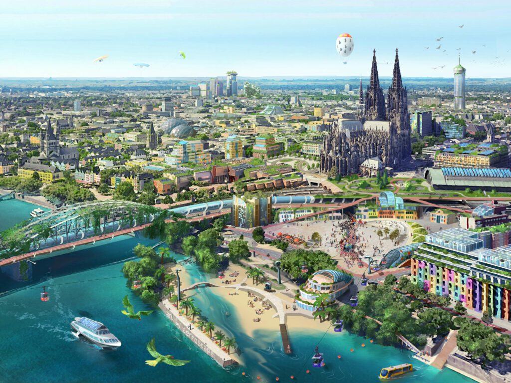 Köln Utopia 2048 by Aerroscape