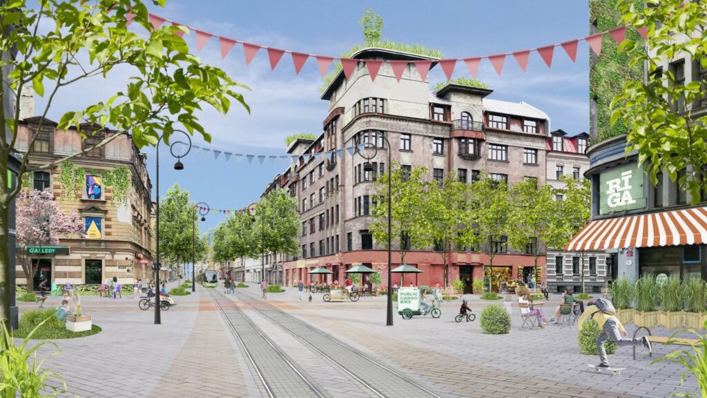 Riga Caka Street by Jan Kamensky